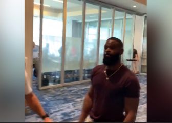 Tyron Woodley ya se encendió antes de la pelea: Su reacción contra el equipo de Jake Paul