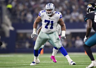 Cowboys podrían jugar contra Bucs sin tackle titular