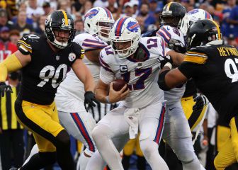 Josh Allen está decepcionado con desempeño ante Steelers