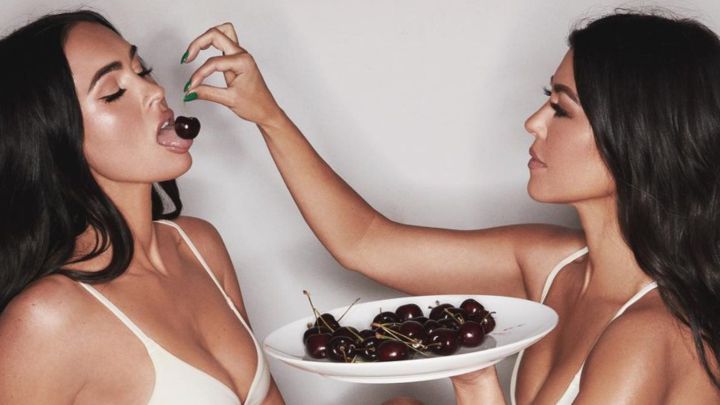 Kourtney Kardashian y Megan Fox impactan con sesión de fotos para SKIMS