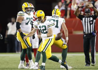 Rodgers lidera a los Packers al triunfo en San Francisco