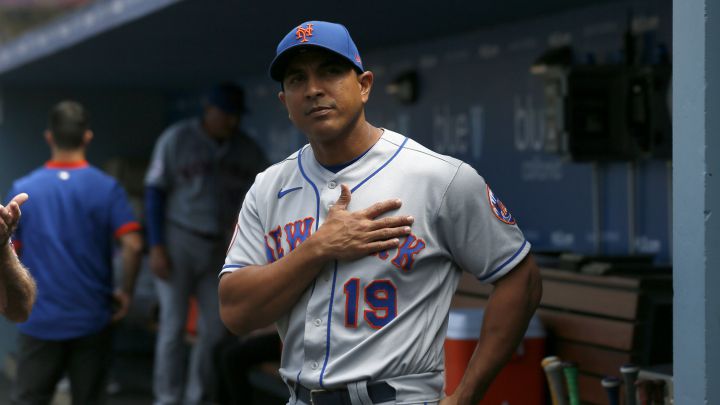 Luis Rojas, mánager de los Mets.