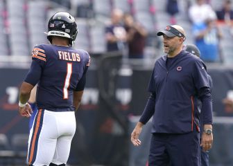 Matt Nagy se resiste a darle las riendas a Justin Fields