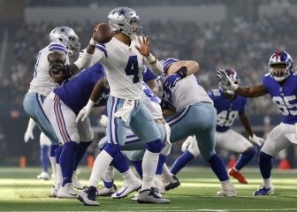 Otros tres touchdowns de Dak Prescott y los Cowboys arrollan a Giants