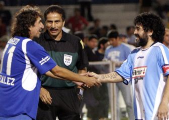 El increíble mural de Mágico González y Maradona en El Salvador