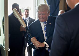 Trump asistirá al Juego 4 de la Serie Mundial en Truist Park