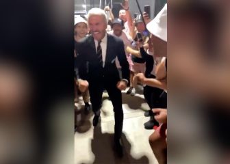 David Beckham canta a todo pulmón con la afición de Inter Miami