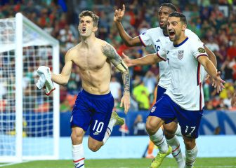 Pulisic se burla de Memo Ochoa en el festejo de su gol