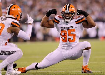 Myles Garrett espera que Mac Jones no lo tome del tobillo