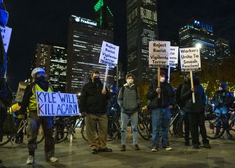 Así fueron las protestas tras el juicio de Rittenhouse