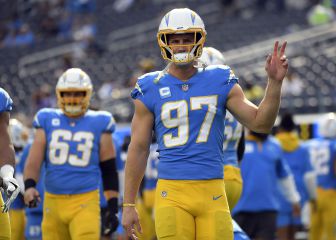 Los Chargers recuperan a Bosa y Tranquill vs Steelers
