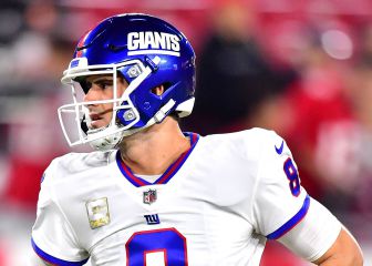 Daniel Jones, lesionado; Mike Glennon, titular de los Giants