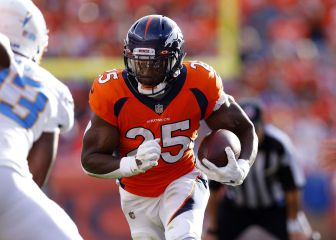 Los Broncos no tendrán a su RB titular contra Chiefs