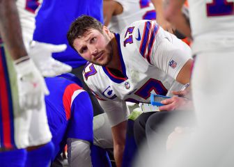 Josh Allen sufrió un esguince en el pie en derrota contra Bucs