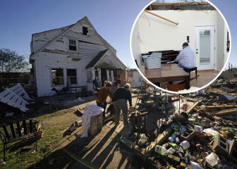 Hombre toca el piano entre los daños causados por tornado en Kentucky