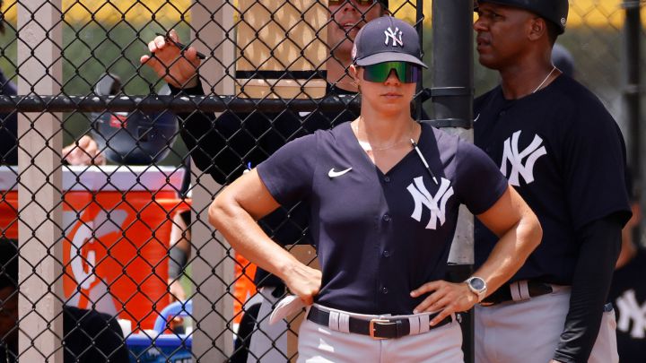 Rachel Balkovec con los Yankees