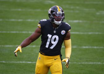 JuJu Smith-Schuster practicó con los Steelers