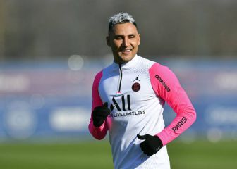 Keylor le da clases de francés a Ramos y el PSG lo presume