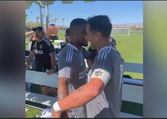 ¿Será la nueva dupla en Galaxy?: el encuentro entre Chicharito y Douglas Costa