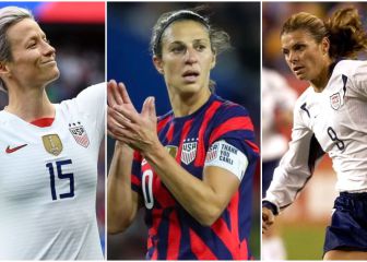 Las 10 mejores futbolistas estadounidenses de la historia