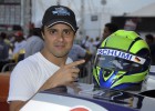 Felipe Massa homenajea a Schumacher en su karting