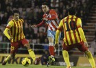 El Lugo supera al Barcelona B con un gol de Rennella
