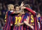 Goleada engañosa del Barça ante un guerrero Almería