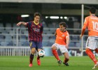 La magia de Denis Suárez le da otra victoria al Barça B
