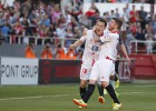 El Sevilla golea al Espanyol y piensa en la Champions