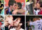 Los besos que levantaron la controversia en el fútbol