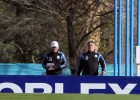 Sabella inspecciona los campos de entrenamiento