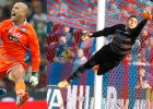 Los paradones de Keylor Navas y Reina, objetivos rojiblancos