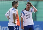 Messi lidera los entrenos de Argentina previos al Mundial