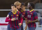 Gran remontada del Barça B que se pone tercero en la tabla