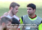 Bombardeo de preguntas a Del Bosque sobre Diego Costa