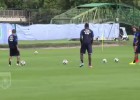 El 'pique' entre Cerci, Insigne y Balotelli en el entrenamiento