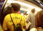 El viaje en metro a Maracaná