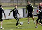 España completó su último entrenamiento en Brasil