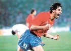El hat-trick de Míchel en Italia 90 y su grito: 