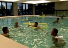 La selección brasileña y su segunda sesión en la piscina