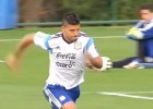 Sergio Agüero entrena, pero es duda ante Bélgica