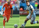 Los regates perfectos de los maestros Robben y Messi