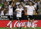 Victoria abultada del Valencia ante un Málaga con diez