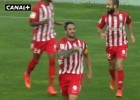 El Girona golea en casa a la Ponferradina con uno menos
