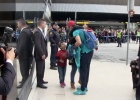 Cristiano se saltó las normas y llamó a un niño para una foto