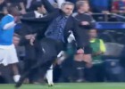 Mou: never shy to celebrate - when he's actually winning