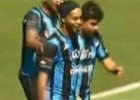 La mágica asistencia de Ronaldinho en México