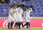La primera parte le vale al Sevilla para ganar al Levante