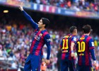 Luis Suárez, Bravo y Messi mantienen líder al Barça