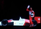 Así alucinó Fernando Alonso con el holograma de Senna